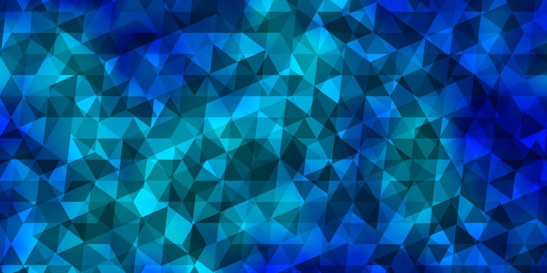 hellblauer Vektorhintergrund mit Dreiecken. vektor