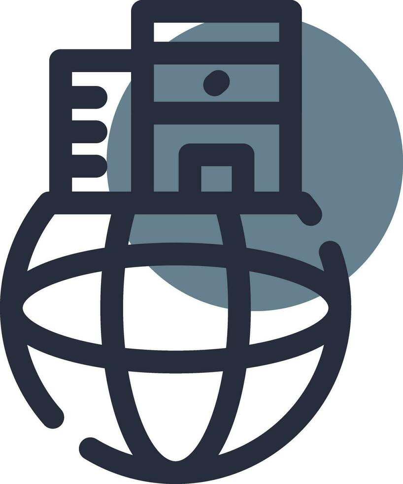 global Marketing kreativ Symbol Design vektor