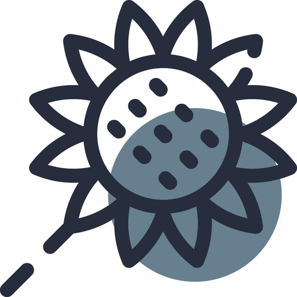 Sonnenblume kreatives Icon-Design vektor