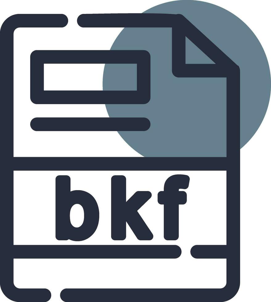 bkf kreativ ikon design vektor