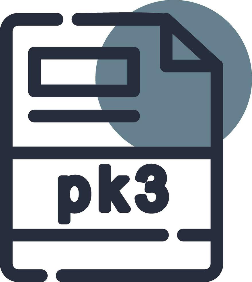 pk3 kreativ Symbol Design vektor