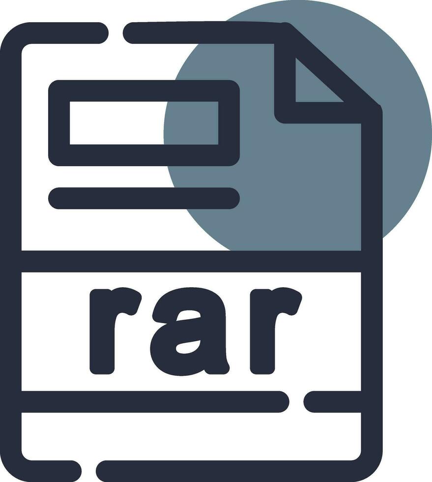 rar kreativ Symbol Design vektor