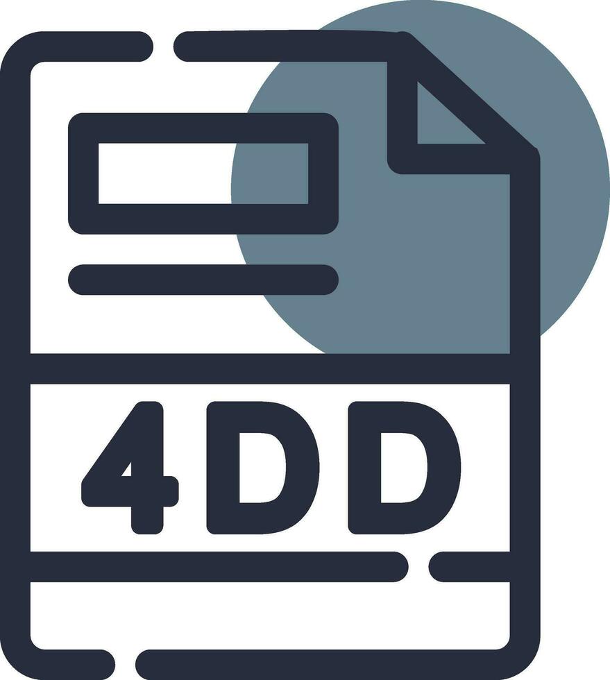 4dd kreativ Symbol Design vektor