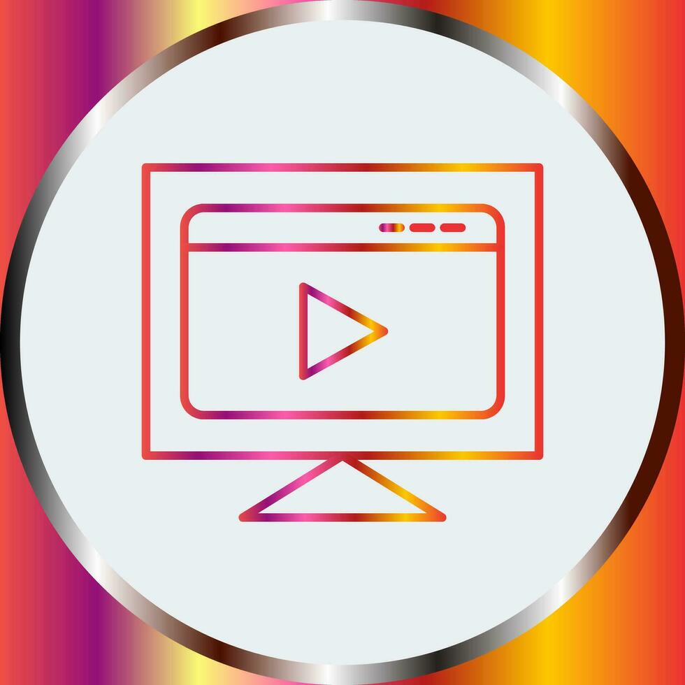 Video-Streaming-Vektorsymbol vektor