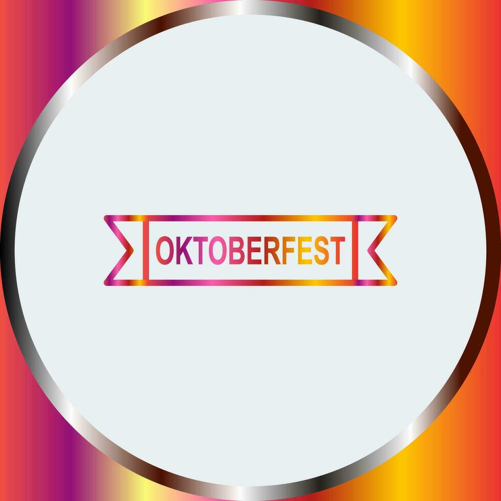 oktoberfest baner vektor ikon