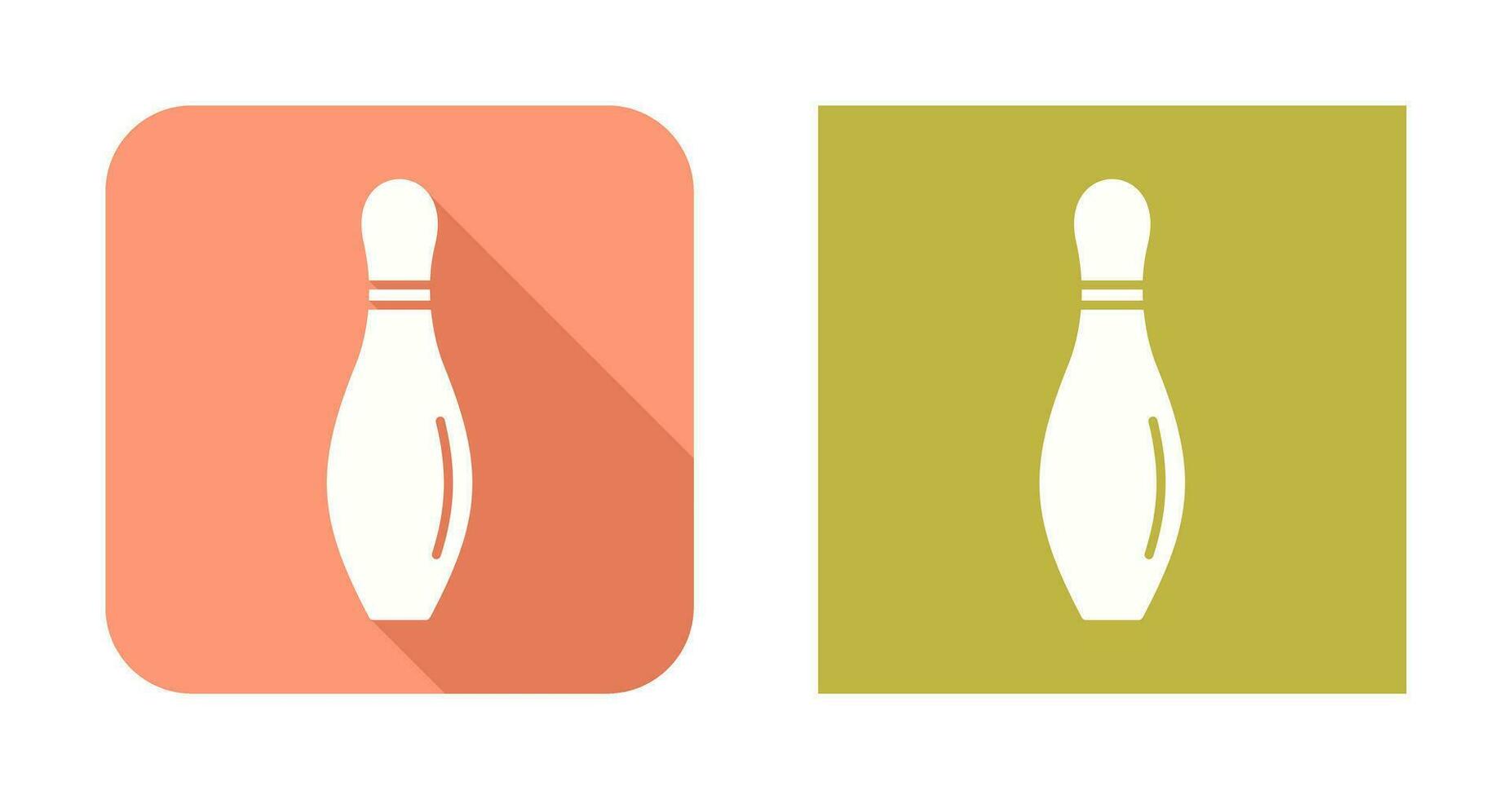 Bowling-Pin-Vektor-Symbol vektor