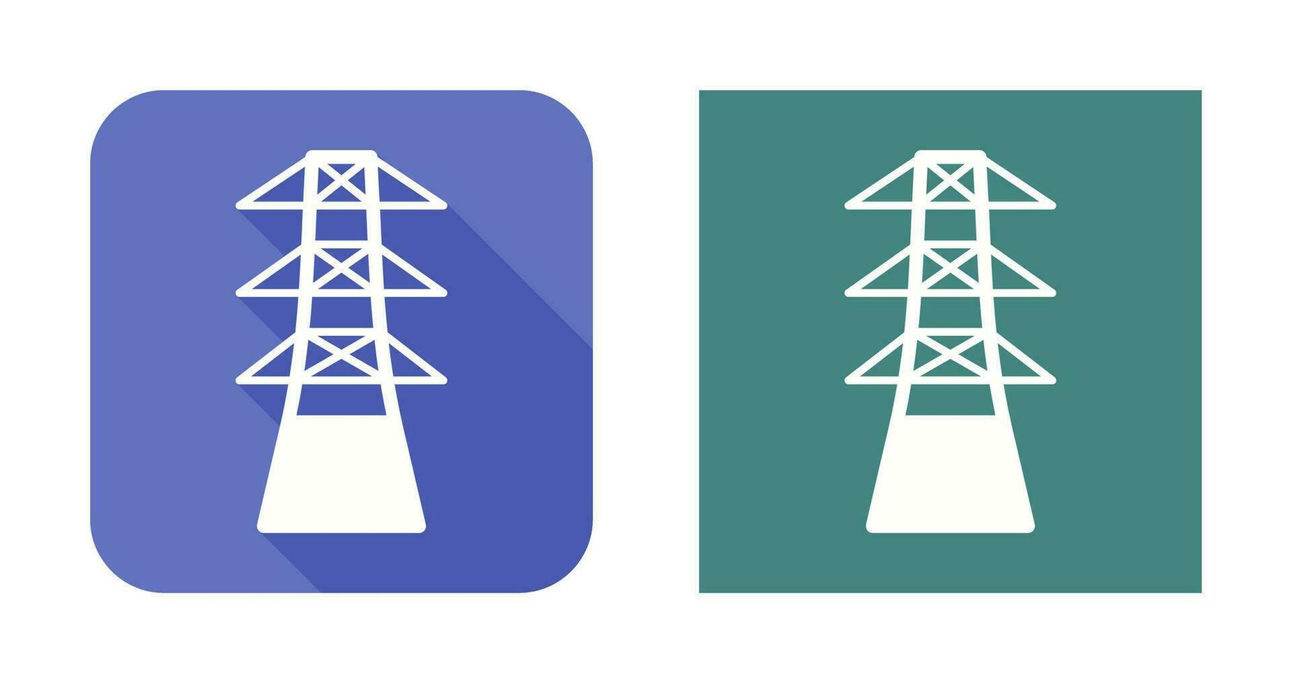 einzigartiges Turmvektorsymbol vektor