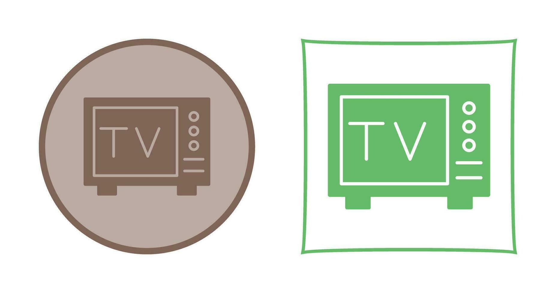 TV-Vektor-Symbol vektor