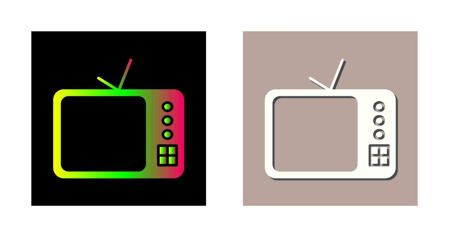 Vektorsymbol für Fernseher vektor