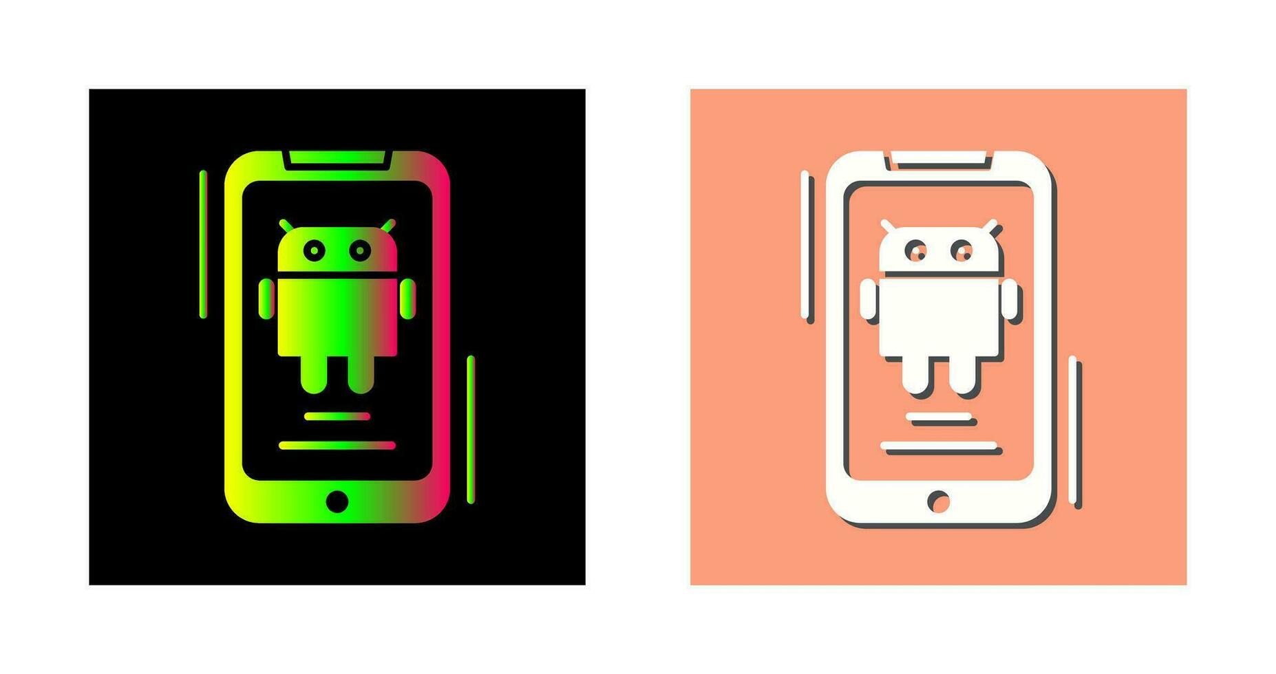 Android-Vektorsymbol vektor