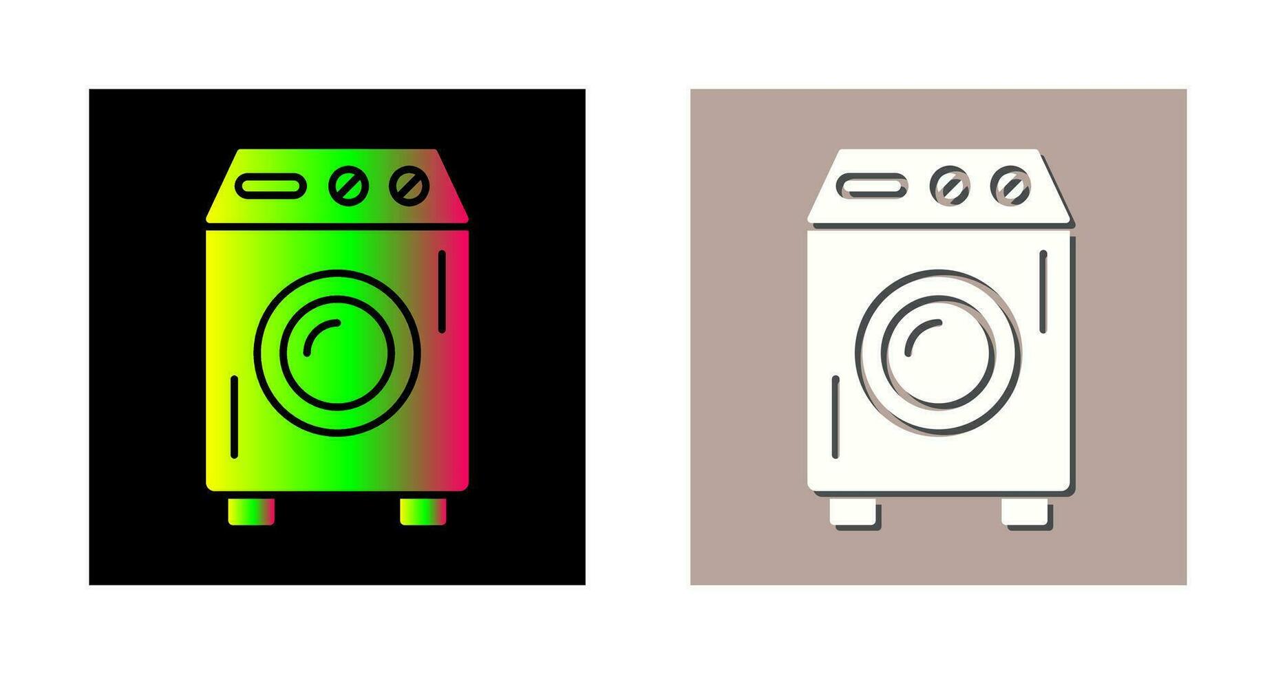 Vektorsymbol für Waschmaschine vektor