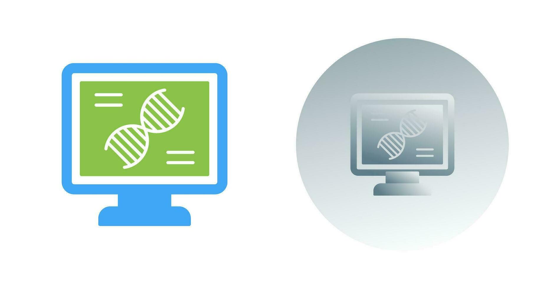 dna testa vektor ikon