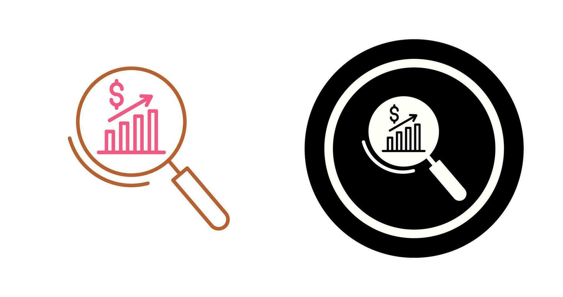 Statistik-Vektorsymbol vektor