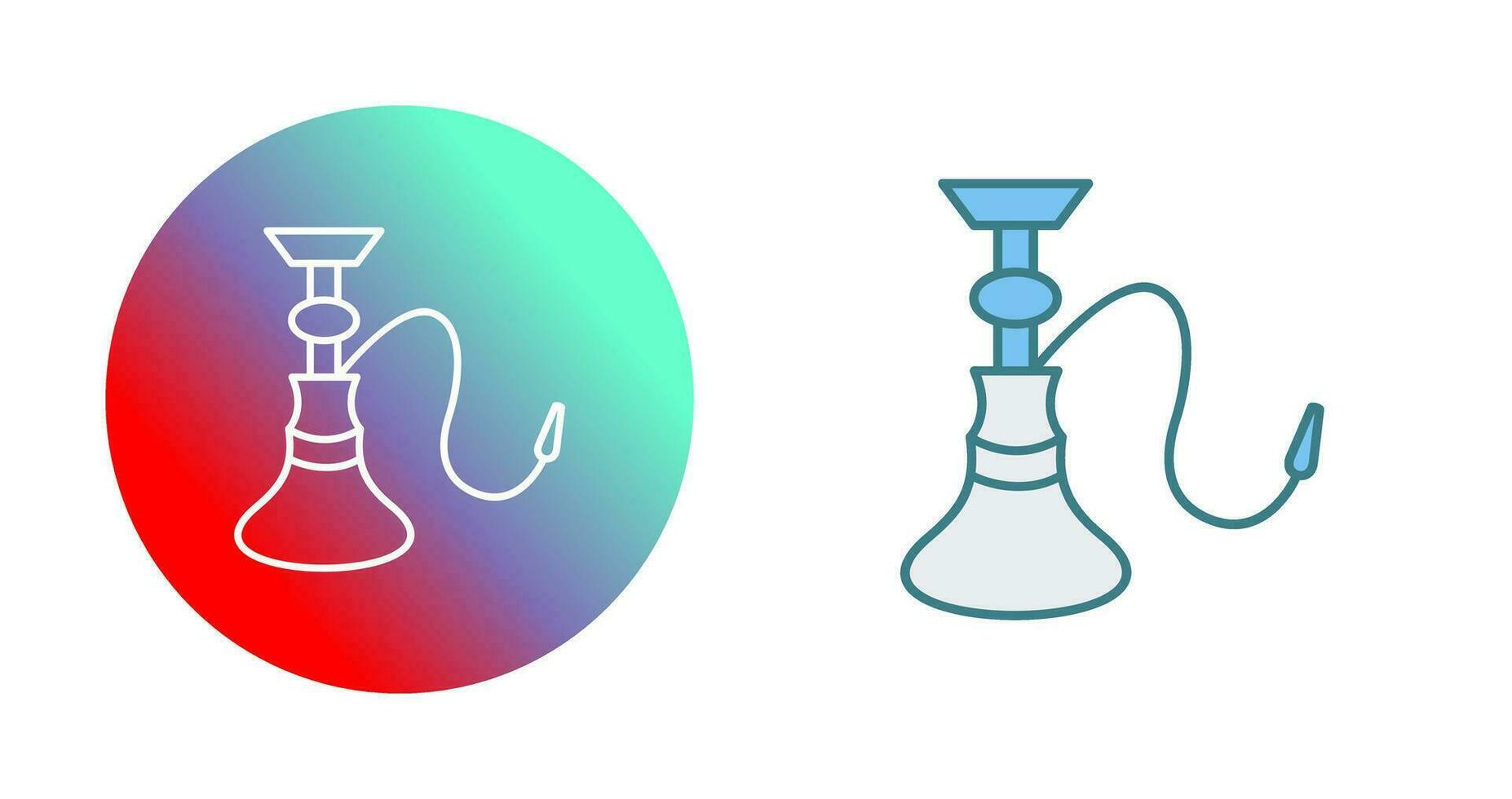 einzigartiges Shisha-Vektorsymbol vektor