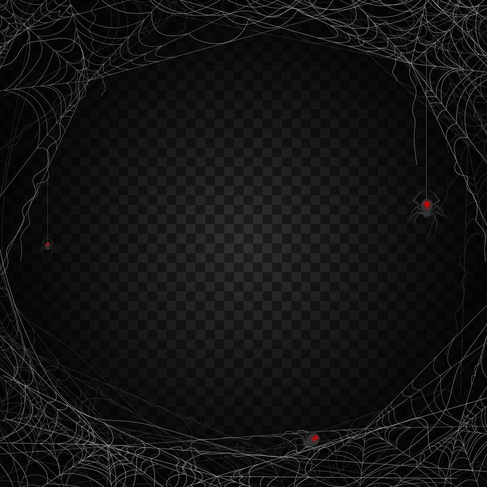 Spinnennetz Hintergrunddekoration vektor