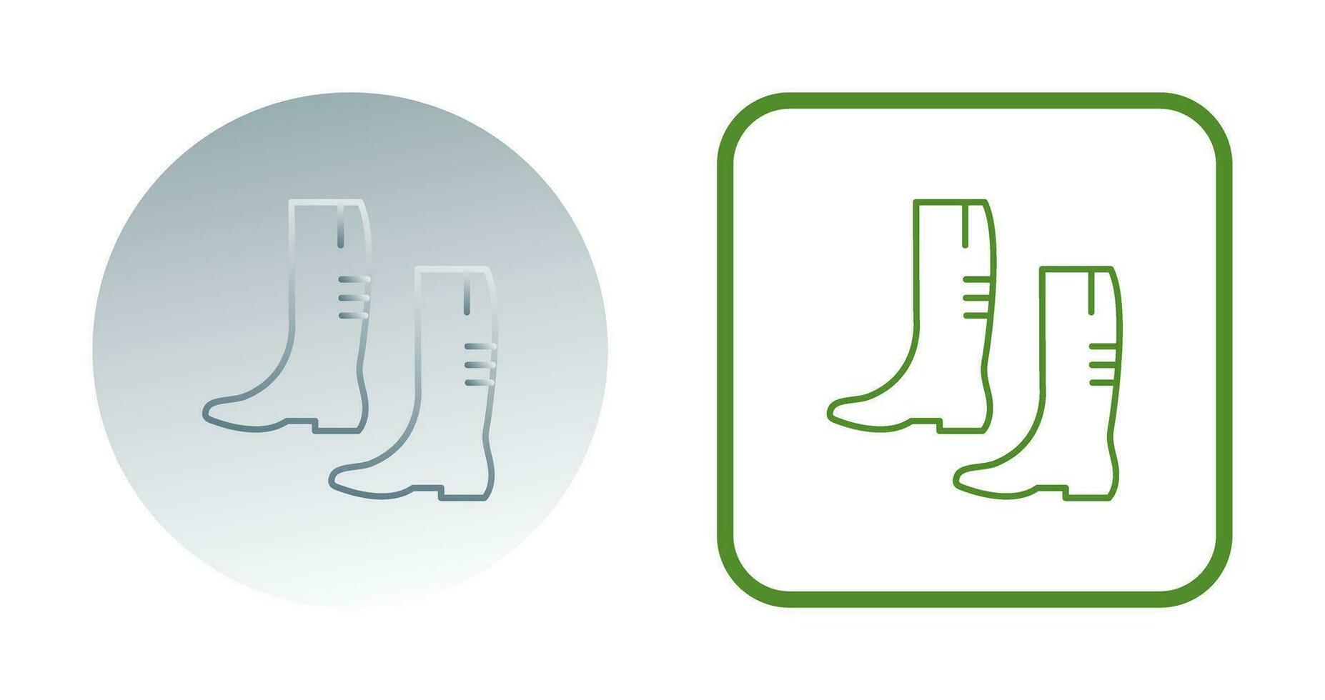 Vektorsymbol für Gartenstiefel vektor