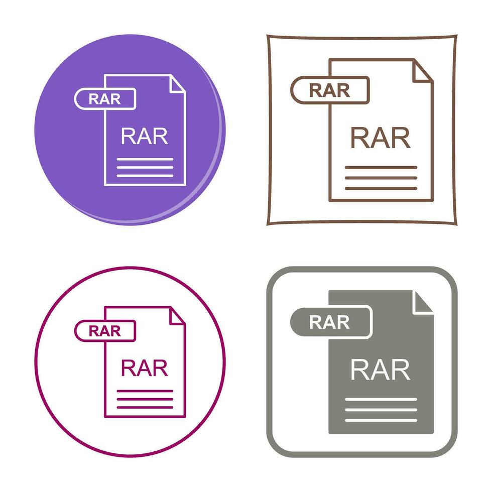 rar-Vektorsymbol vektor