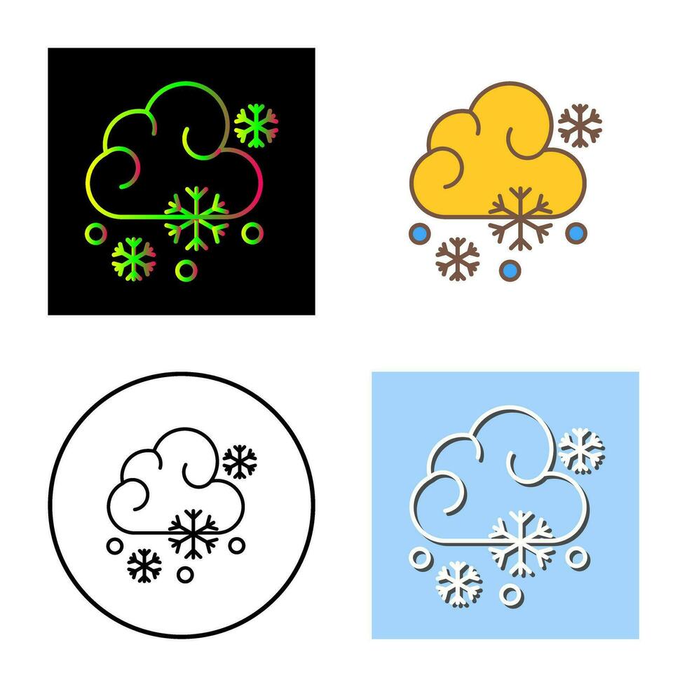 schneebedecktes Vektorsymbol vektor