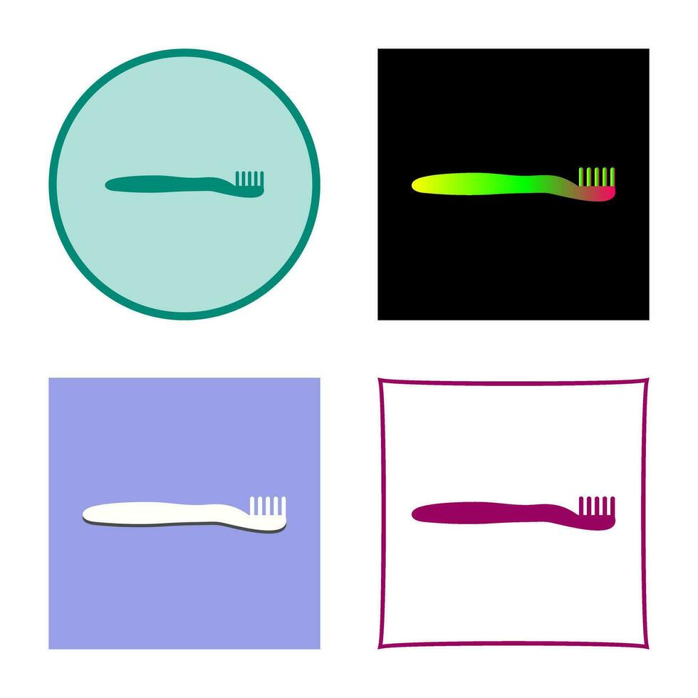 tandborste vektor ikon