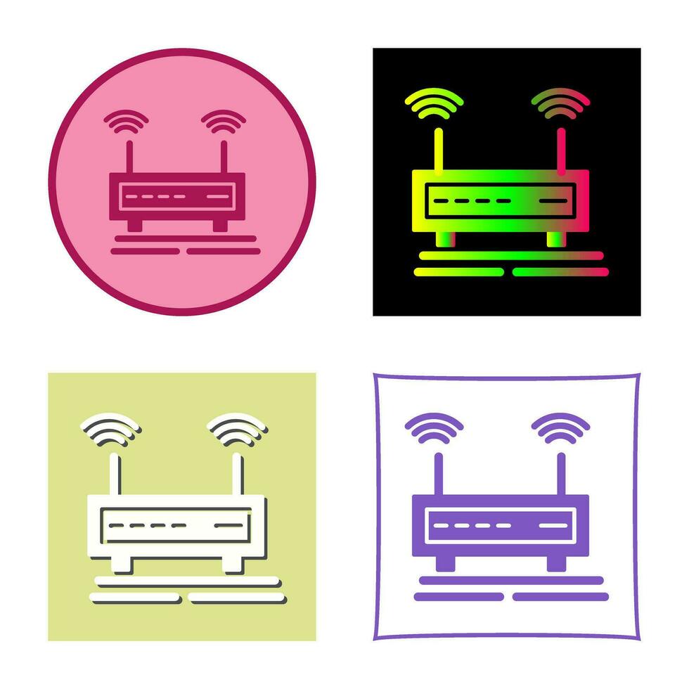 Vektorsymbol für WLAN-Signale vektor