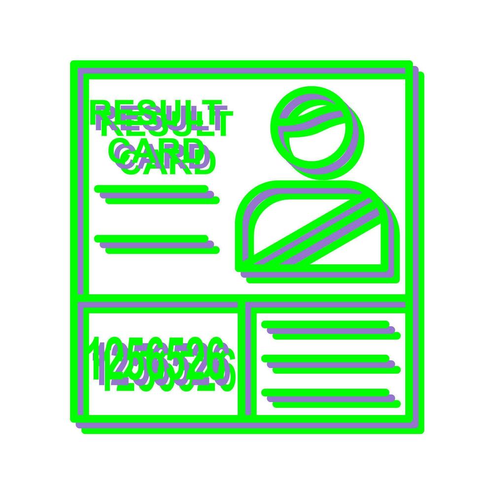 kandidat resultat vektor ikon