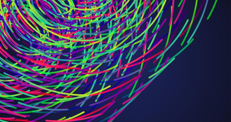 Färgglada neoncirklar bakgrund, vektor