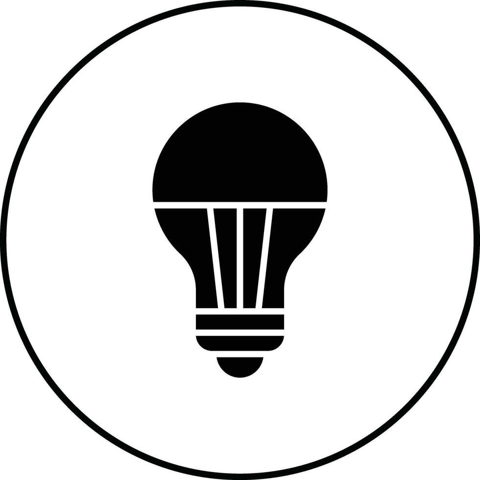 led lampa vektor ikon