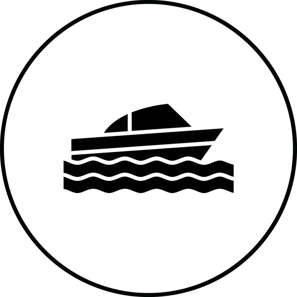 Spritzen Boot Vektor Symbol