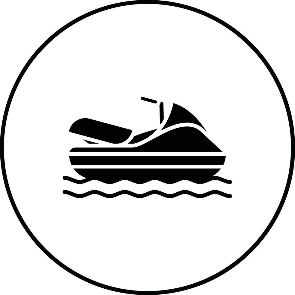 Jet-Ski-Vektorsymbol vektor