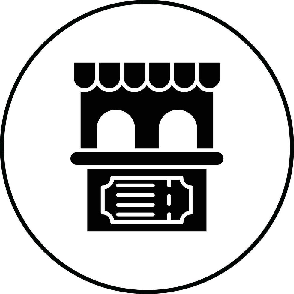 Fahrkarte Zähler Vektor Symbol