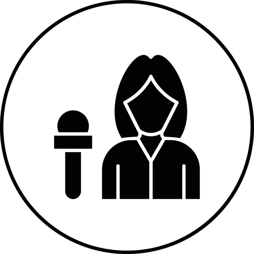 Reporter Vektor Symbol