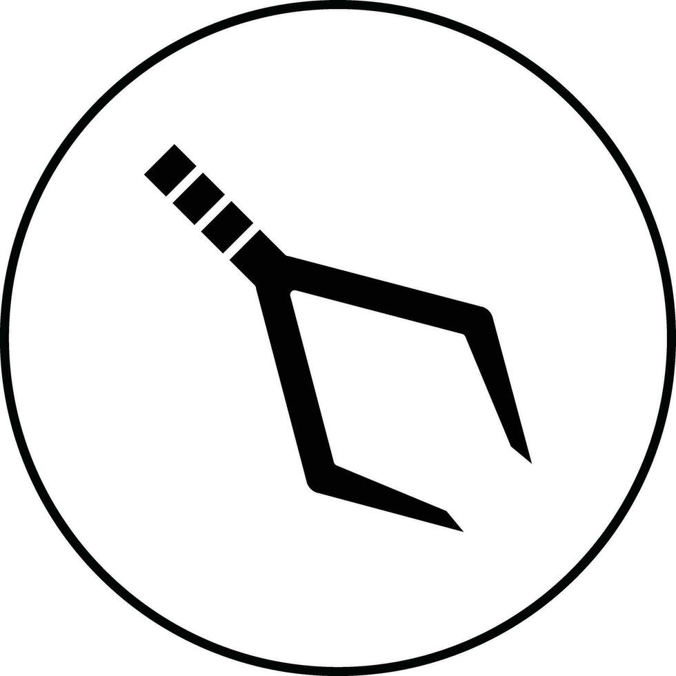 Pinzetten-Vektor-Symbol vektor