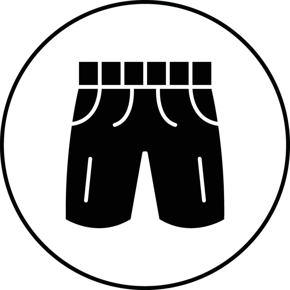 Männer Badeanzug Vektor Symbol