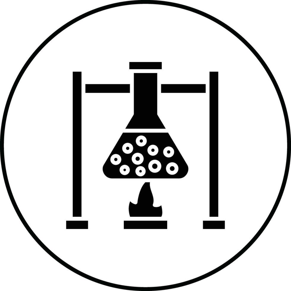 Verbrennung Flasche Vektor Symbol