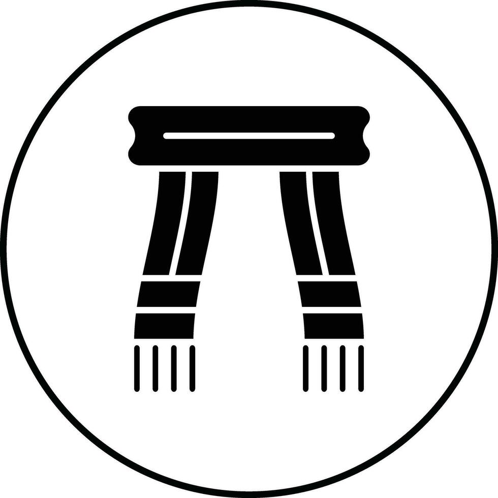 Schal-Vektor-Symbol vektor