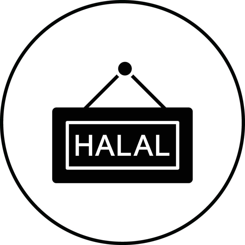 halal vektor ikon