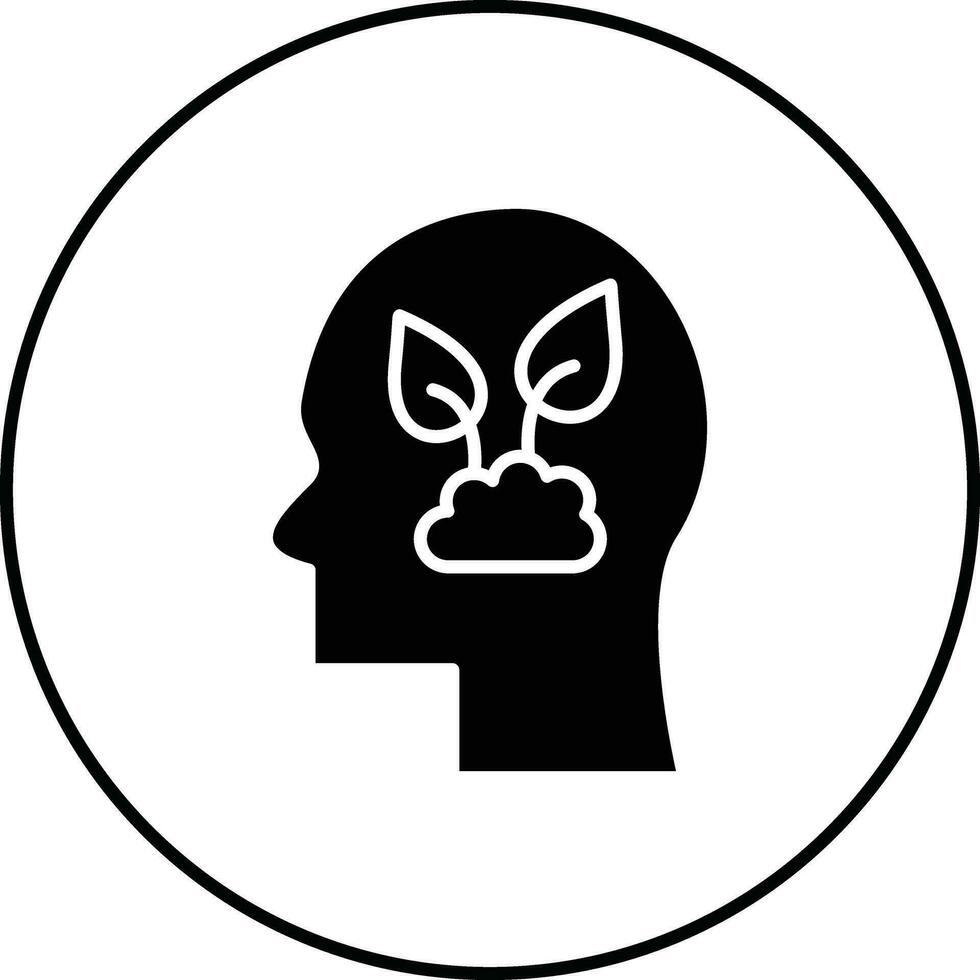mental Wachstum Vektor Symbol
