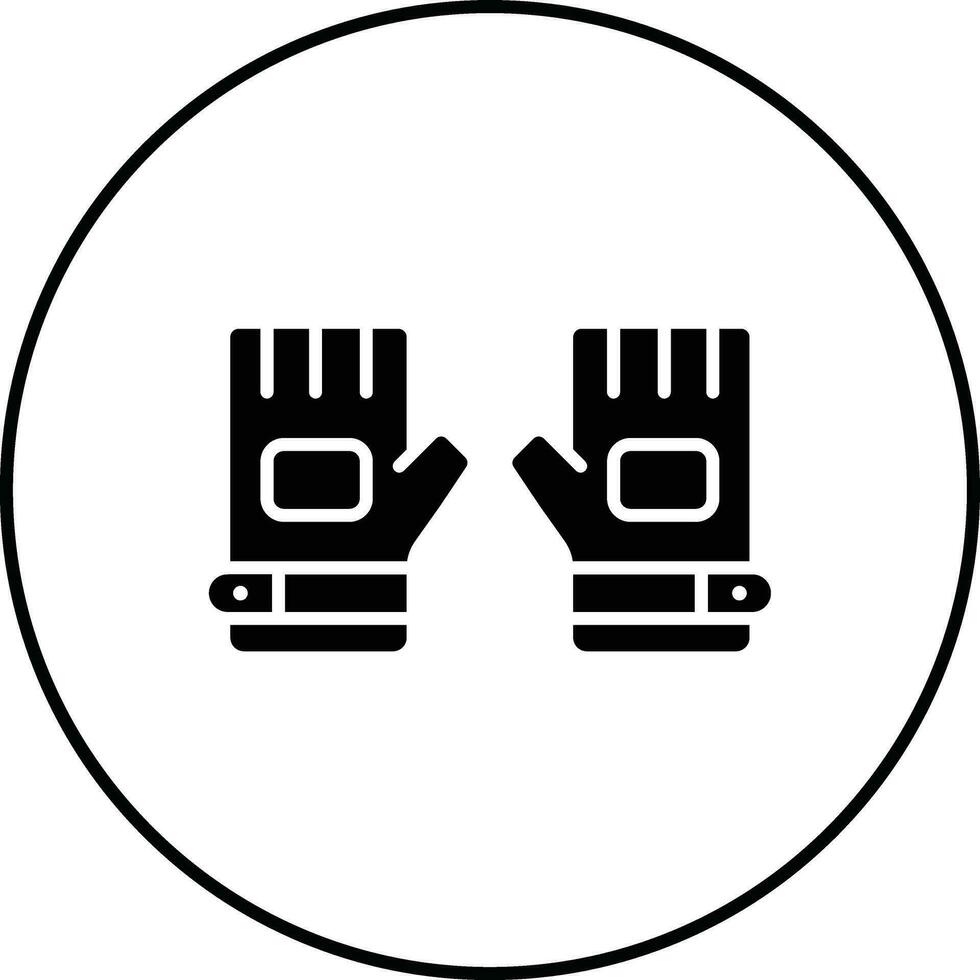 Handschuh-Vektor-Symbol vektor