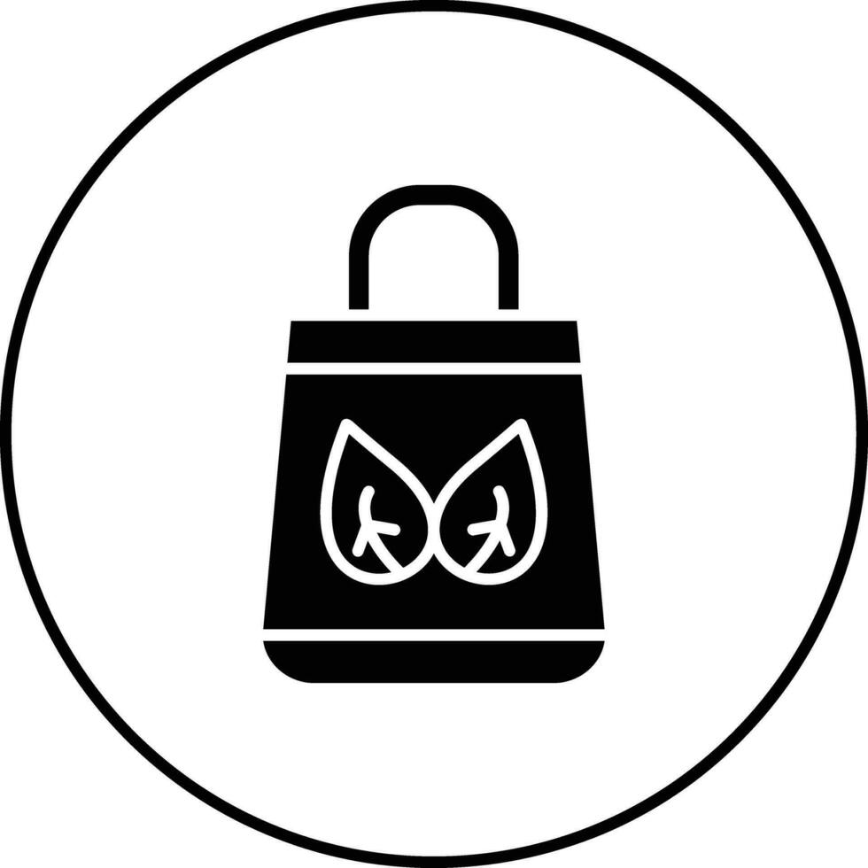 Öko freundlich Tasche Vektor Symbol