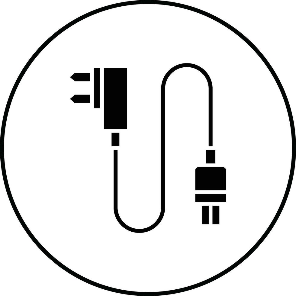 Netzstecker-Vektorsymbol vektor