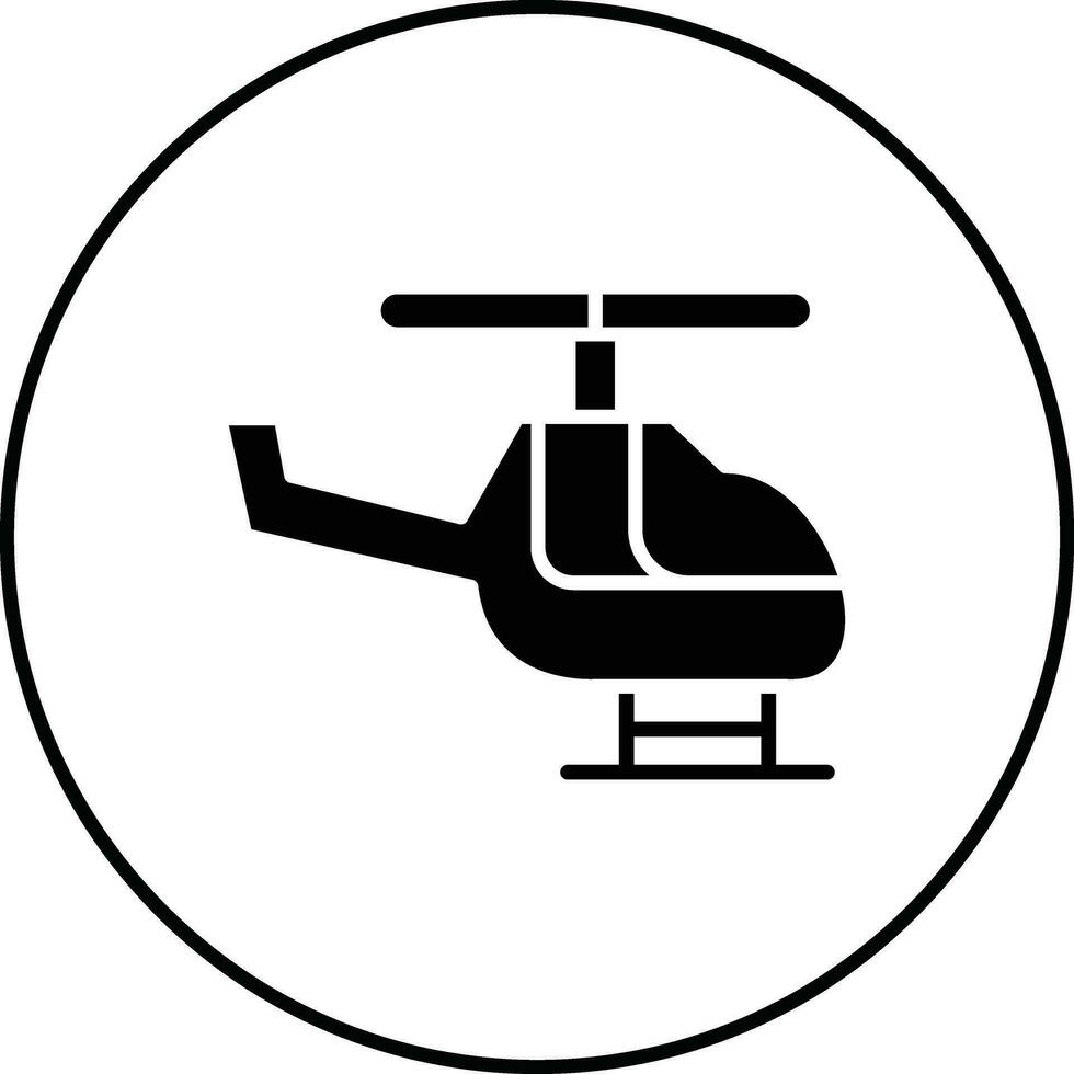 Hubschrauber-Vektor-Symbol vektor