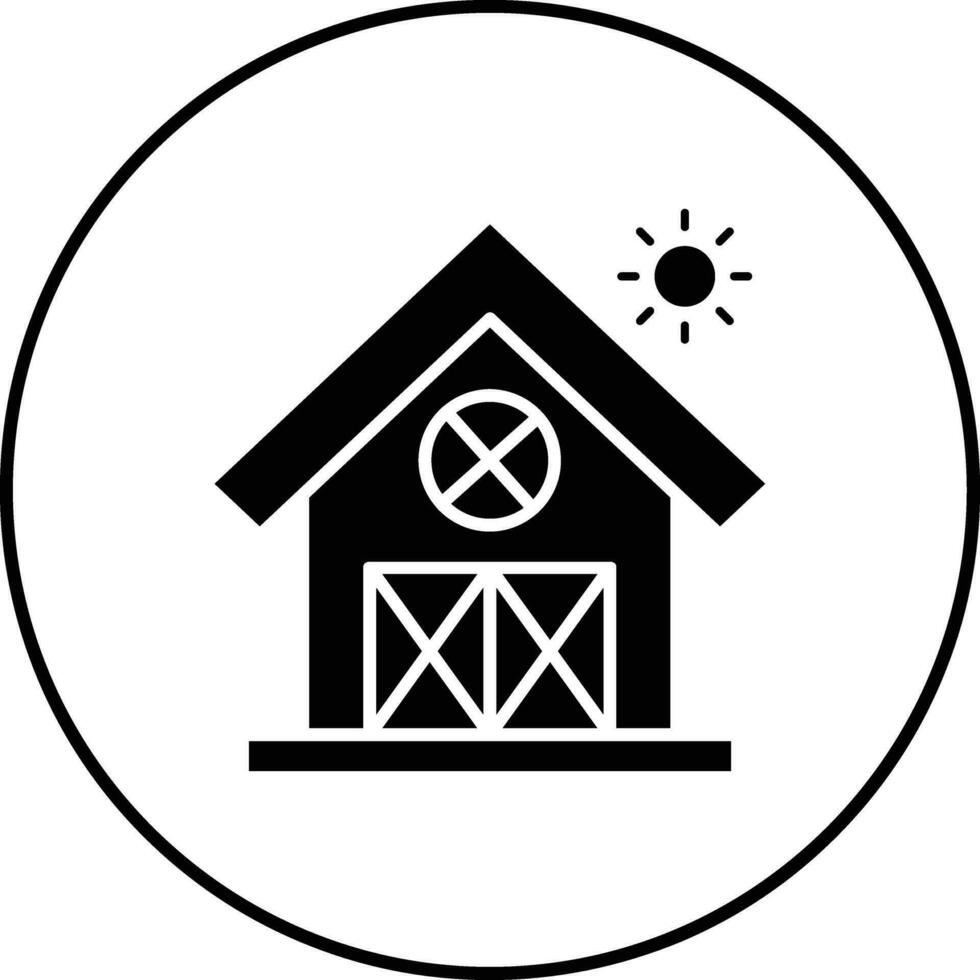 Scheune-Vektor-Symbol vektor