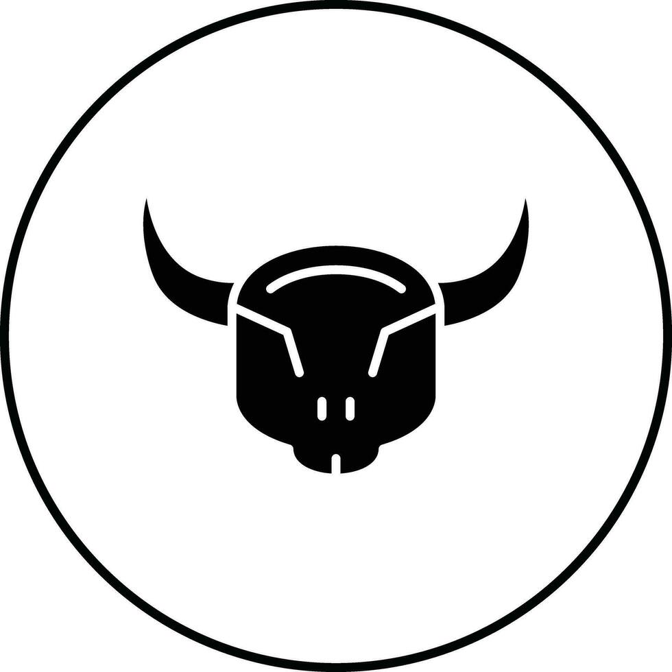 Stier Schädel Vektor Symbol