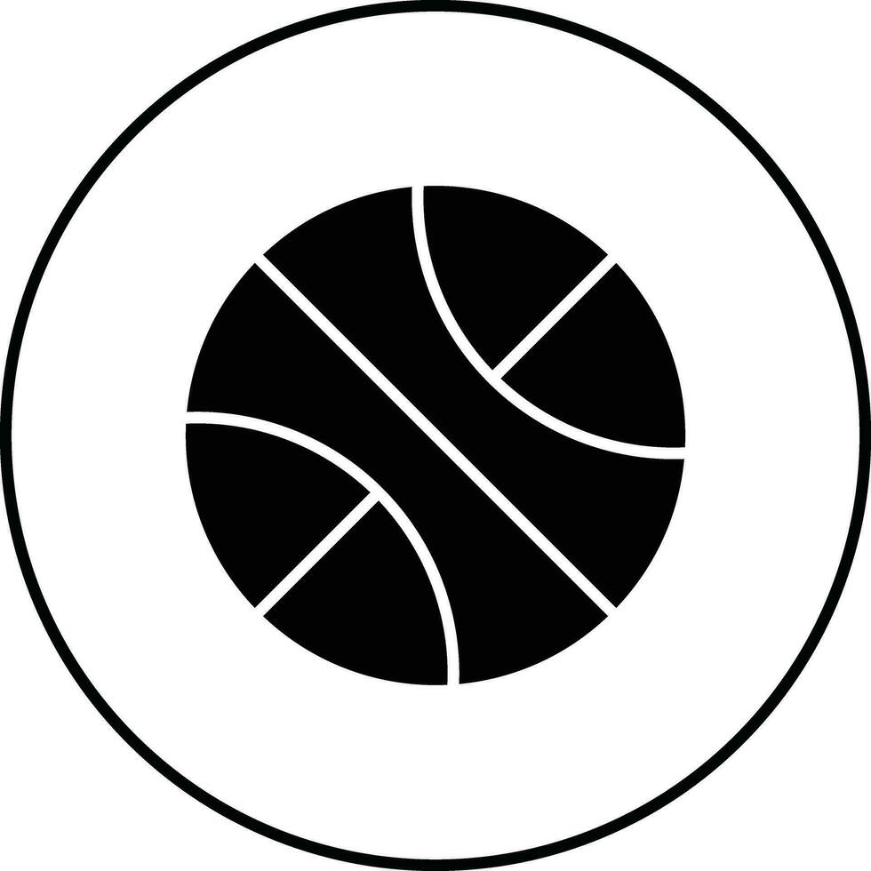 Basketball-Vektor-Symbol vektor