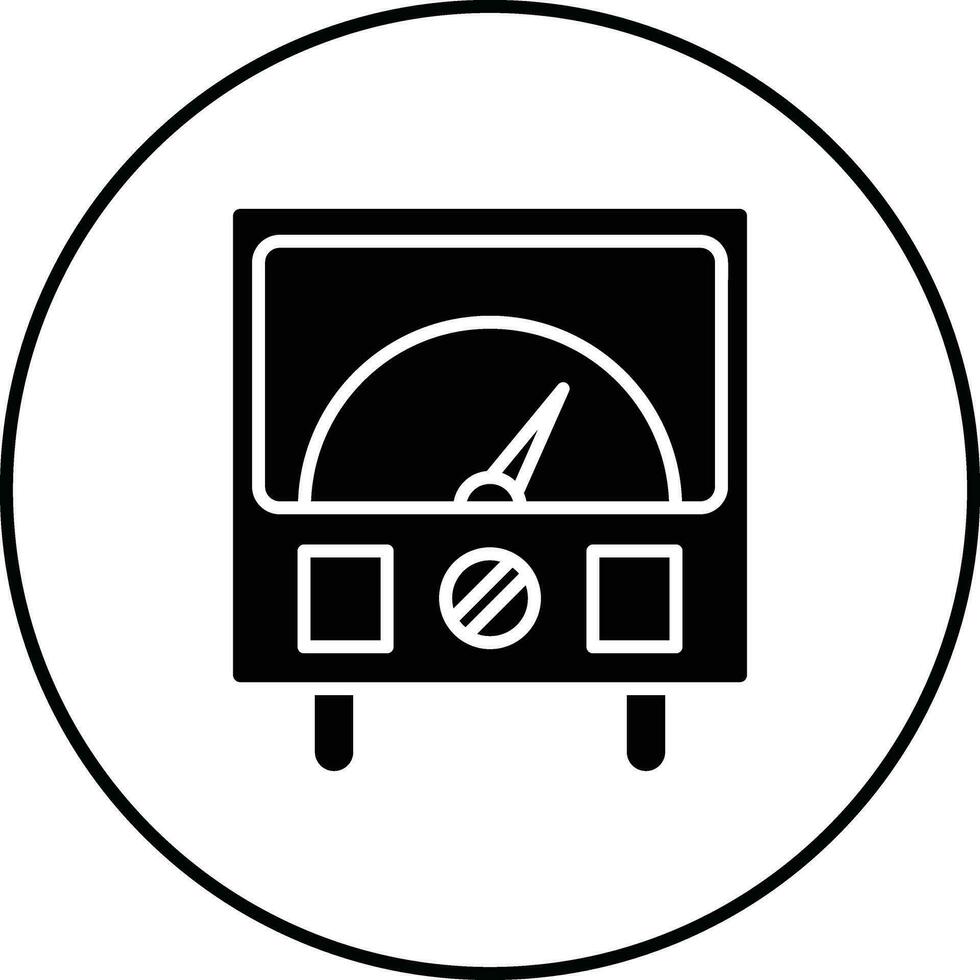 Amperemeter-Vektor-Symbol vektor