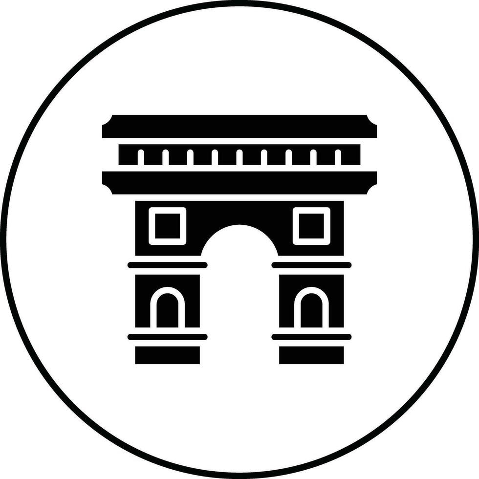 Bogen de Triomphe Vektor Symbol