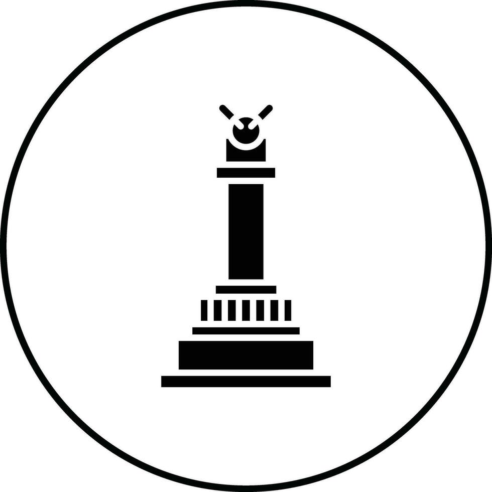 Sieg Säule Vektor Symbol