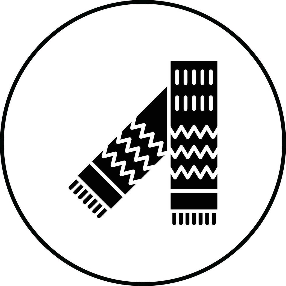 Schal-Vektor-Symbol vektor