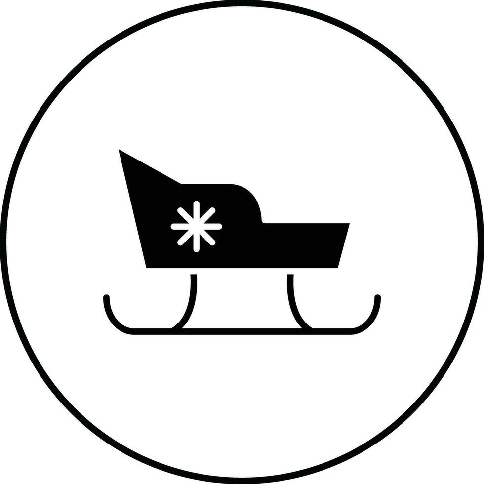 Schlitten Vektor Symbol