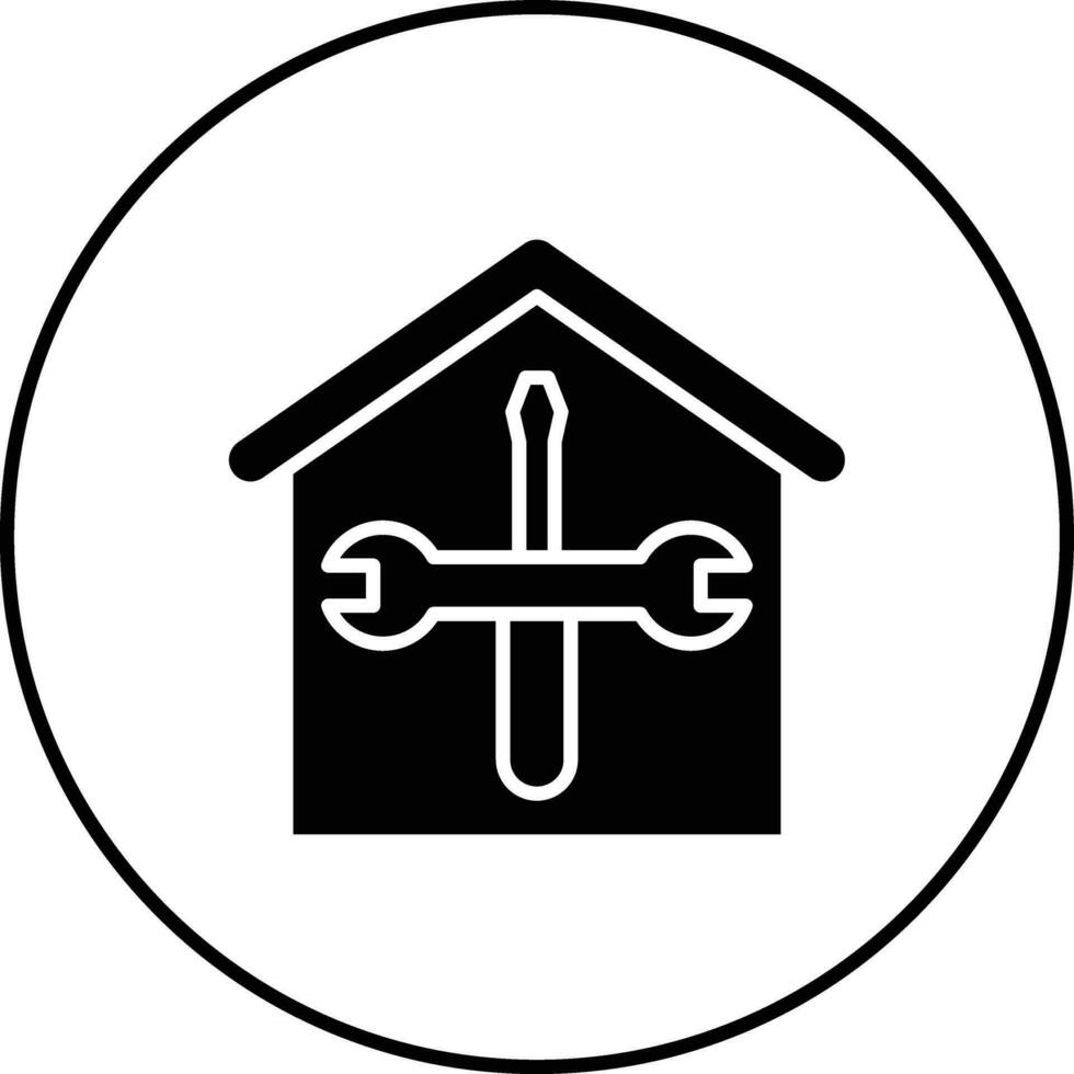 Haus Renovierung Vektor Symbol